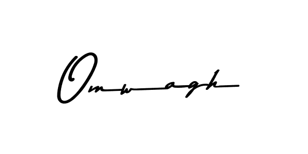 This is the best signature style for the Omwagh name. Also you like these signature font (Asem Kandis PERSONAL USE). Mix name signature. Omwagh signature style 9 images and pictures png