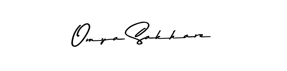 Make a beautiful signature design for name Omya Sakhare. With this signature (Asem Kandis PERSONAL USE) style, you can create a handwritten signature for free. Omya Sakhare signature style 9 images and pictures png