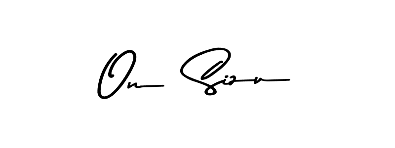 Also we have On  Sizu name is the best signature style. Create professional handwritten signature collection using Asem Kandis PERSONAL USE autograph style. On  Sizu signature style 9 images and pictures png