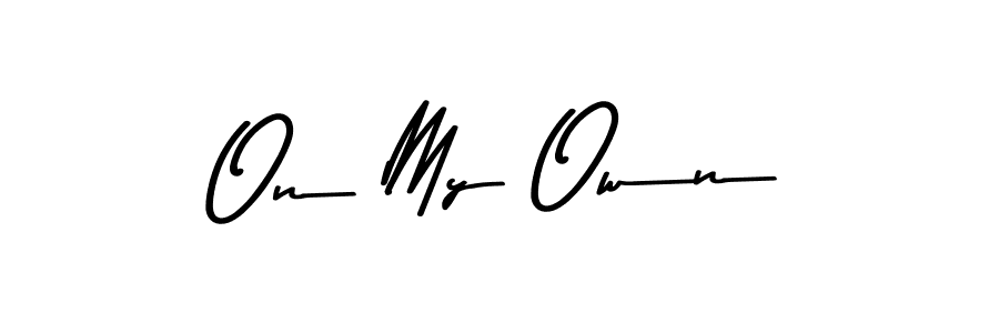 You can use this online signature creator to create a handwritten signature for the name On My Own. This is the best online autograph maker. On My Own signature style 9 images and pictures png