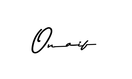 Also we have Onaif name is the best signature style. Create professional handwritten signature collection using Asem Kandis PERSONAL USE autograph style. Onaif signature style 9 images and pictures png