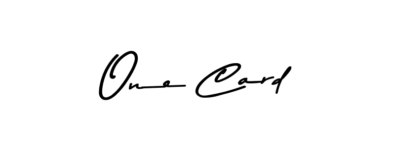 How to Draw One Card signature style? Asem Kandis PERSONAL USE is a latest design signature styles for name One Card. One Card signature style 9 images and pictures png