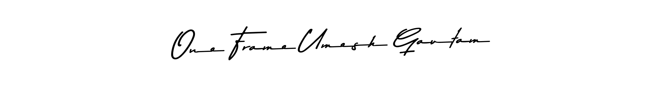 Make a beautiful signature design for name One Frame Umesh Gautam. Use this online signature maker to create a handwritten signature for free. One Frame Umesh Gautam signature style 9 images and pictures png