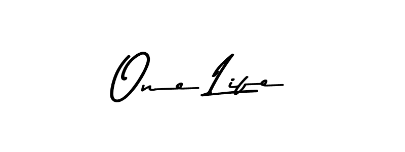 Similarly Asem Kandis PERSONAL USE is the best handwritten signature design. Signature creator online .You can use it as an online autograph creator for name One Life. One Life signature style 9 images and pictures png