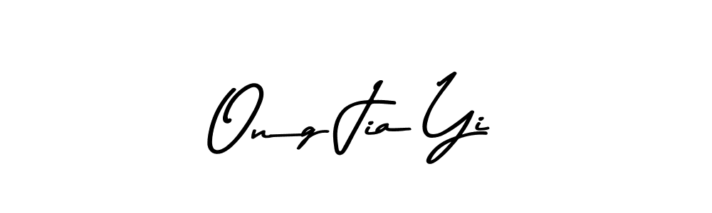 Create a beautiful signature design for name Ong Jia Yi. With this signature (Asem Kandis PERSONAL USE) fonts, you can make a handwritten signature for free. Ong Jia Yi signature style 9 images and pictures png