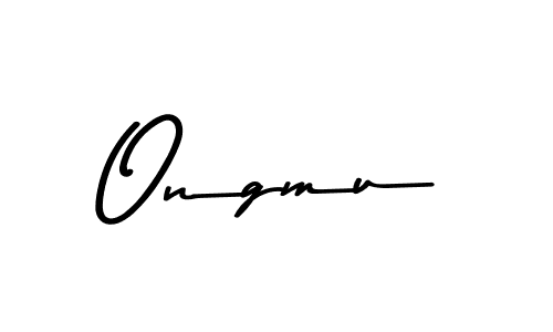 Ongmu stylish signature style. Best Handwritten Sign (Asem Kandis PERSONAL USE) for my name. Handwritten Signature Collection Ideas for my name Ongmu. Ongmu signature style 9 images and pictures png