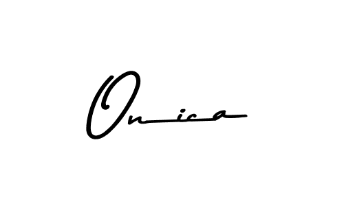 The best way (Asem Kandis PERSONAL USE) to make a short signature is to pick only two or three words in your name. The name Onica include a total of six letters. For converting this name. Onica signature style 9 images and pictures png