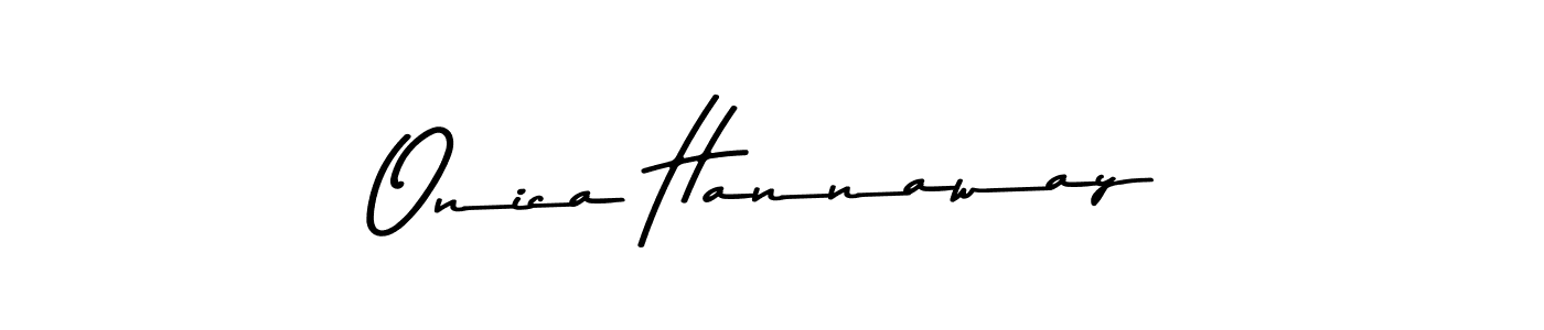 How to make Onica Hannaway signature? Asem Kandis PERSONAL USE is a professional autograph style. Create handwritten signature for Onica Hannaway name. Onica Hannaway signature style 9 images and pictures png