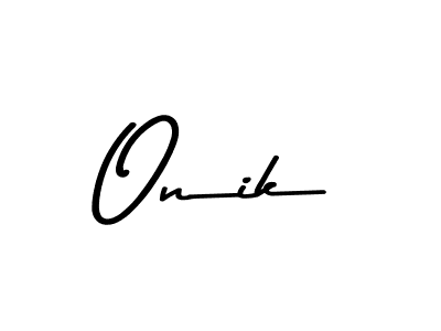 Also we have Onik name is the best signature style. Create professional handwritten signature collection using Asem Kandis PERSONAL USE autograph style. Onik signature style 9 images and pictures png