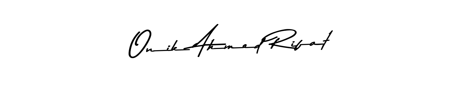 Similarly Asem Kandis PERSONAL USE is the best handwritten signature design. Signature creator online .You can use it as an online autograph creator for name Onik Ahmed Rifat. Onik Ahmed Rifat signature style 9 images and pictures png