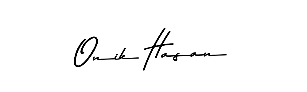 Also we have Onik Hasan name is the best signature style. Create professional handwritten signature collection using Asem Kandis PERSONAL USE autograph style. Onik Hasan signature style 9 images and pictures png