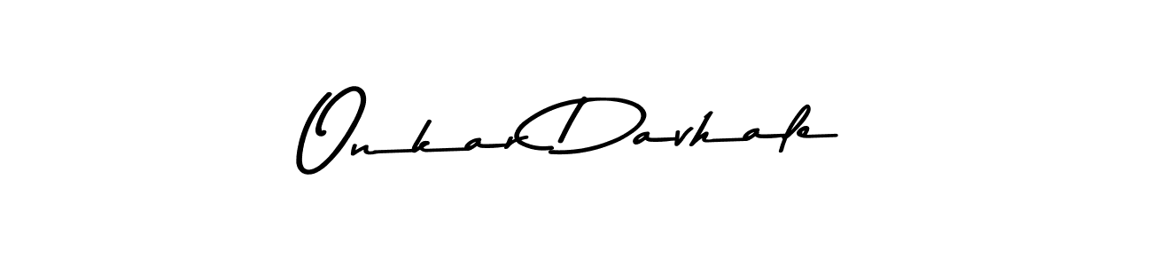 Also we have Onkar Davhale name is the best signature style. Create professional handwritten signature collection using Asem Kandis PERSONAL USE autograph style. Onkar Davhale signature style 9 images and pictures png