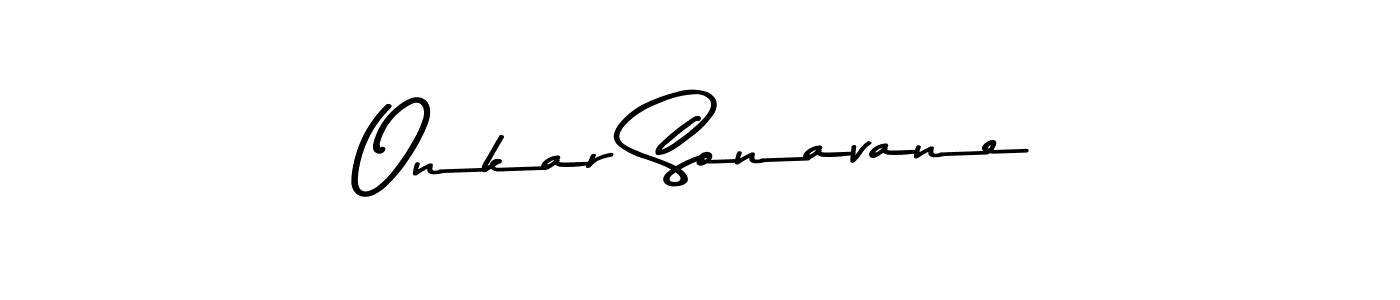 Design your own signature with our free online signature maker. With this signature software, you can create a handwritten (Asem Kandis PERSONAL USE) signature for name Onkar Sonavane. Onkar Sonavane signature style 9 images and pictures png