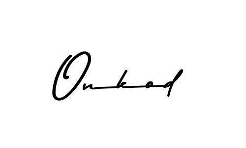 Make a beautiful signature design for name Onkod. Use this online signature maker to create a handwritten signature for free. Onkod signature style 9 images and pictures png