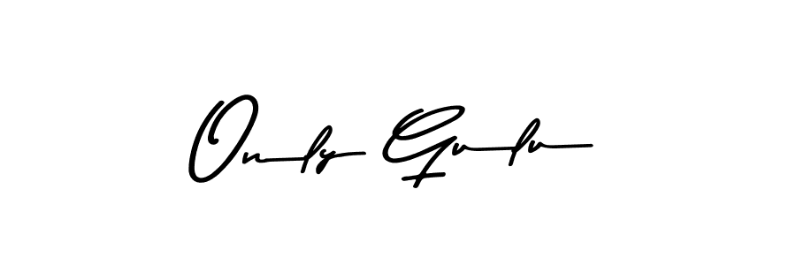 How to Draw Only Gulu signature style? Asem Kandis PERSONAL USE is a latest design signature styles for name Only Gulu. Only Gulu signature style 9 images and pictures png
