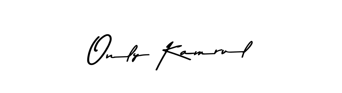 Similarly Asem Kandis PERSONAL USE is the best handwritten signature design. Signature creator online .You can use it as an online autograph creator for name Only Kamrul. Only Kamrul signature style 9 images and pictures png