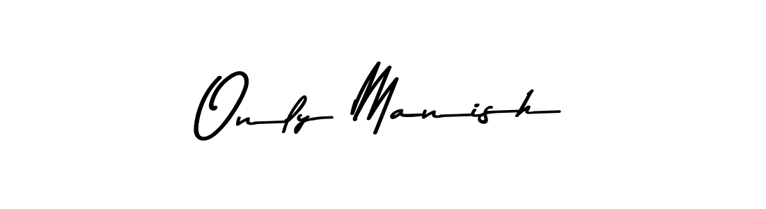 This is the best signature style for the Only Manish name. Also you like these signature font (Asem Kandis PERSONAL USE). Mix name signature. Only Manish signature style 9 images and pictures png