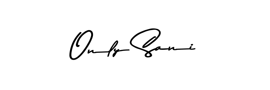 if you are searching for the best signature style for your name Only Sani. so please give up your signature search. here we have designed multiple signature styles  using Asem Kandis PERSONAL USE. Only Sani signature style 9 images and pictures png
