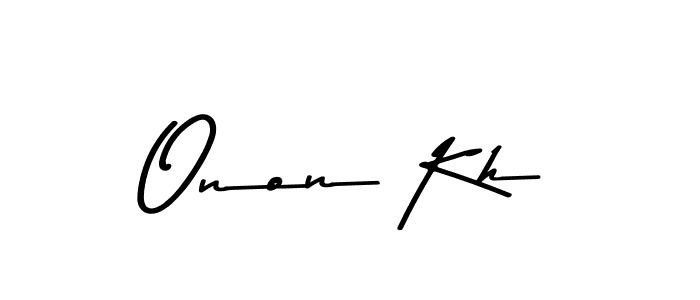 Once you've used our free online signature maker to create your best signature Asem Kandis PERSONAL USE style, it's time to enjoy all of the benefits that Onon Kh name signing documents. Onon Kh signature style 9 images and pictures png