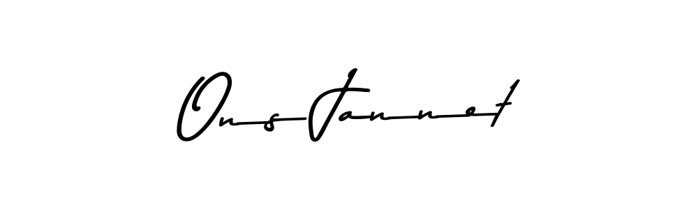 Asem Kandis PERSONAL USE is a professional signature style that is perfect for those who want to add a touch of class to their signature. It is also a great choice for those who want to make their signature more unique. Get Ons Jannet name to fancy signature for free. Ons Jannet signature style 9 images and pictures png