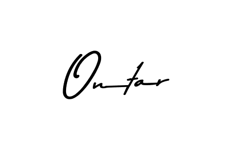 Similarly Asem Kandis PERSONAL USE is the best handwritten signature design. Signature creator online .You can use it as an online autograph creator for name Ontar. Ontar signature style 9 images and pictures png