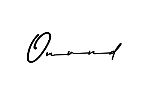 Onund stylish signature style. Best Handwritten Sign (Asem Kandis PERSONAL USE) for my name. Handwritten Signature Collection Ideas for my name Onund. Onund signature style 9 images and pictures png