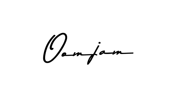 Make a beautiful signature design for name Oomjam. With this signature (Asem Kandis PERSONAL USE) style, you can create a handwritten signature for free. Oomjam signature style 9 images and pictures png