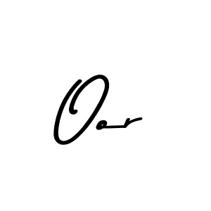 How to make Oor name signature. Use Asem Kandis PERSONAL USE style for creating short signs online. This is the latest handwritten sign. Oor signature style 9 images and pictures png