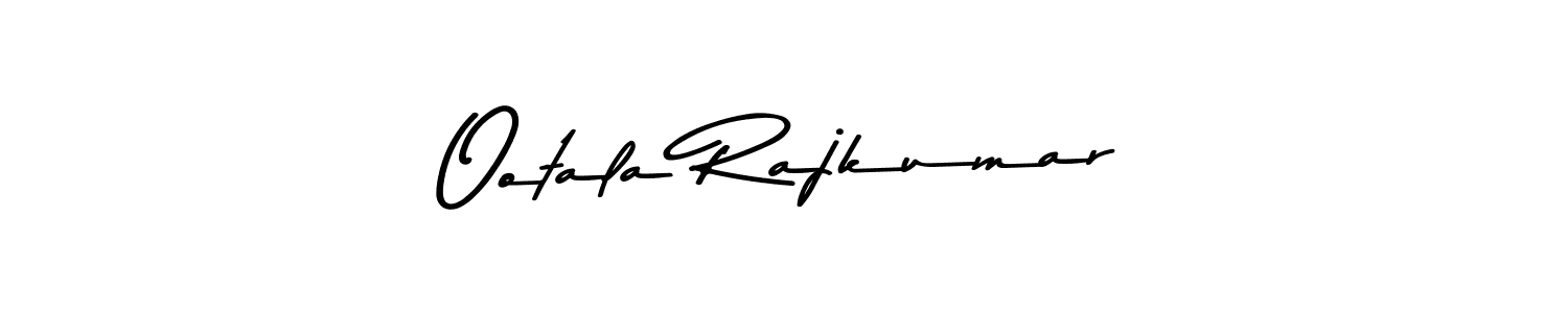 Use a signature maker to create a handwritten signature online. With this signature software, you can design (Asem Kandis PERSONAL USE) your own signature for name Ootala Rajkumar. Ootala Rajkumar signature style 9 images and pictures png