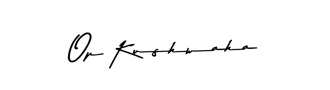 Make a beautiful signature design for name Op Kushwaha. With this signature (Asem Kandis PERSONAL USE) style, you can create a handwritten signature for free. Op Kushwaha signature style 9 images and pictures png