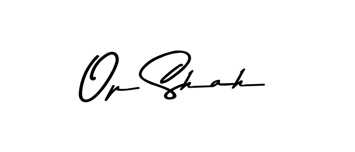 Design your own signature with our free online signature maker. With this signature software, you can create a handwritten (Asem Kandis PERSONAL USE) signature for name Op Shah. Op Shah signature style 9 images and pictures png