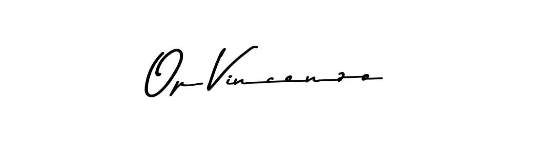 Create a beautiful signature design for name Op Vincenzo. With this signature (Asem Kandis PERSONAL USE) fonts, you can make a handwritten signature for free. Op Vincenzo signature style 9 images and pictures png