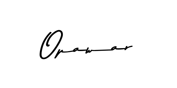 Asem Kandis PERSONAL USE is a professional signature style that is perfect for those who want to add a touch of class to their signature. It is also a great choice for those who want to make their signature more unique. Get Opawar name to fancy signature for free. Opawar signature style 9 images and pictures png