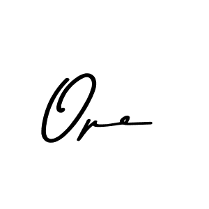 How to make Ope name signature. Use Asem Kandis PERSONAL USE style for creating short signs online. This is the latest handwritten sign. Ope signature style 9 images and pictures png