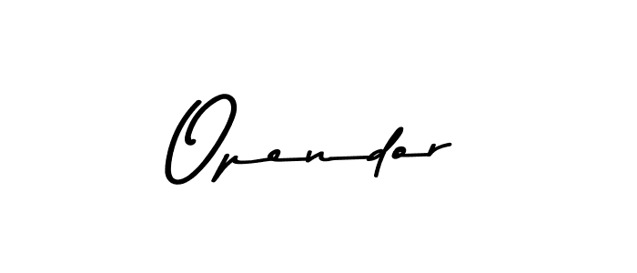 Also we have Opendor name is the best signature style. Create professional handwritten signature collection using Asem Kandis PERSONAL USE autograph style. Opendor signature style 9 images and pictures png