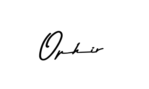 Use a signature maker to create a handwritten signature online. With this signature software, you can design (Asem Kandis PERSONAL USE) your own signature for name Ophir. Ophir signature style 9 images and pictures png
