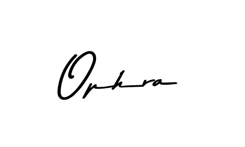 Create a beautiful signature design for name Ophra. With this signature (Asem Kandis PERSONAL USE) fonts, you can make a handwritten signature for free. Ophra signature style 9 images and pictures png