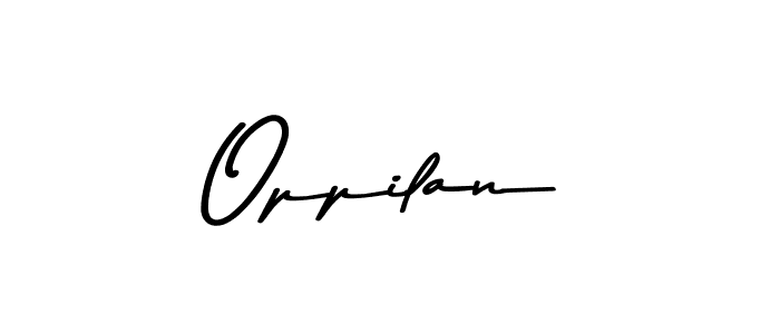 Make a beautiful signature design for name Oppilan. With this signature (Asem Kandis PERSONAL USE) style, you can create a handwritten signature for free. Oppilan signature style 9 images and pictures png