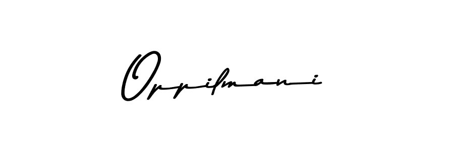 Oppilmani stylish signature style. Best Handwritten Sign (Asem Kandis PERSONAL USE) for my name. Handwritten Signature Collection Ideas for my name Oppilmani. Oppilmani signature style 9 images and pictures png