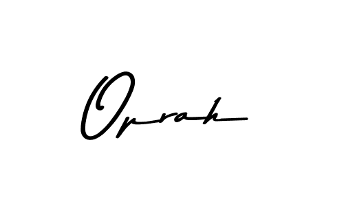 How to make Oprah name signature. Use Asem Kandis PERSONAL USE style for creating short signs online. This is the latest handwritten sign. Oprah signature style 9 images and pictures png
