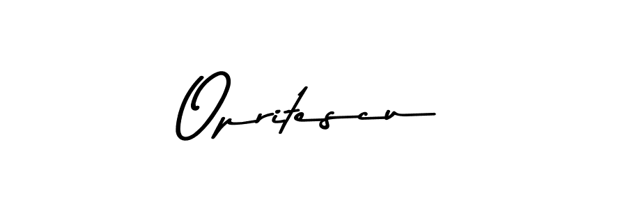 Opritescu stylish signature style. Best Handwritten Sign (Asem Kandis PERSONAL USE) for my name. Handwritten Signature Collection Ideas for my name Opritescu. Opritescu signature style 9 images and pictures png