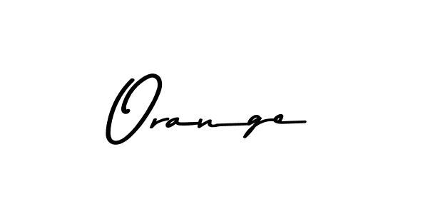 How to make Orange name signature. Use Asem Kandis PERSONAL USE style for creating short signs online. This is the latest handwritten sign. Orange signature style 9 images and pictures png