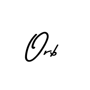 Make a beautiful signature design for name Orb. With this signature (Asem Kandis PERSONAL USE) style, you can create a handwritten signature for free. Orb signature style 9 images and pictures png