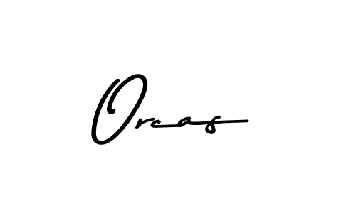 Orcas stylish signature style. Best Handwritten Sign (Asem Kandis PERSONAL USE) for my name. Handwritten Signature Collection Ideas for my name Orcas. Orcas signature style 9 images and pictures png