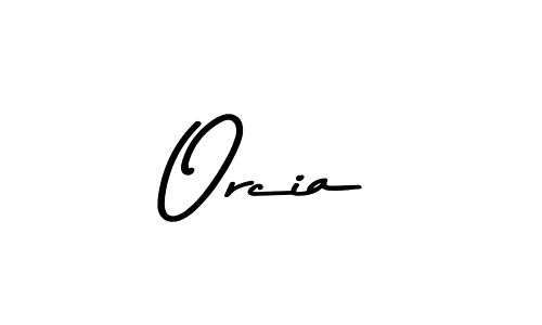 Use a signature maker to create a handwritten signature online. With this signature software, you can design (Asem Kandis PERSONAL USE) your own signature for name Orcia. Orcia signature style 9 images and pictures png