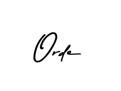 Use a signature maker to create a handwritten signature online. With this signature software, you can design (Asem Kandis PERSONAL USE) your own signature for name Orde. Orde signature style 9 images and pictures png