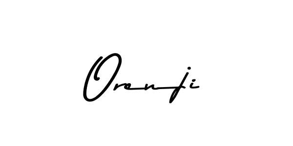 How to make Orenji signature? Asem Kandis PERSONAL USE is a professional autograph style. Create handwritten signature for Orenji name. Orenji signature style 9 images and pictures png