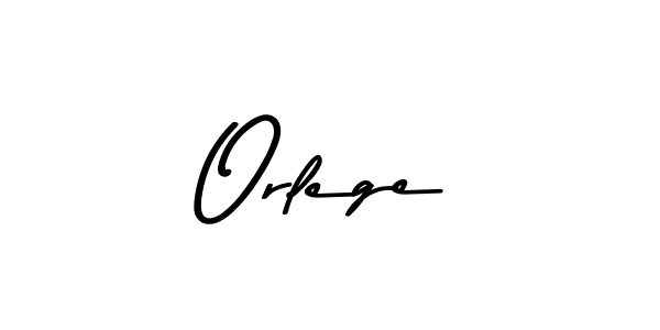 Design your own signature with our free online signature maker. With this signature software, you can create a handwritten (Asem Kandis PERSONAL USE) signature for name Orlege. Orlege signature style 9 images and pictures png