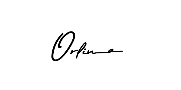 Make a beautiful signature design for name Orlina. With this signature (Asem Kandis PERSONAL USE) style, you can create a handwritten signature for free. Orlina signature style 9 images and pictures png