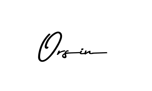 Orsin stylish signature style. Best Handwritten Sign (Asem Kandis PERSONAL USE) for my name. Handwritten Signature Collection Ideas for my name Orsin. Orsin signature style 9 images and pictures png